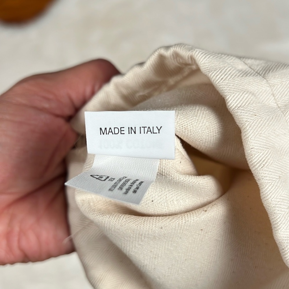 Authentic LORO PIANA 100% Cotton Shoe Dust Bag - Picture 7 of 9